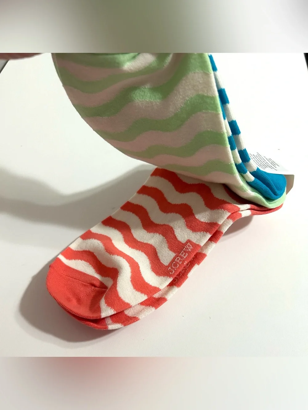 NWT Women’s J. Crew Striped Ankle Socks, Three Pack